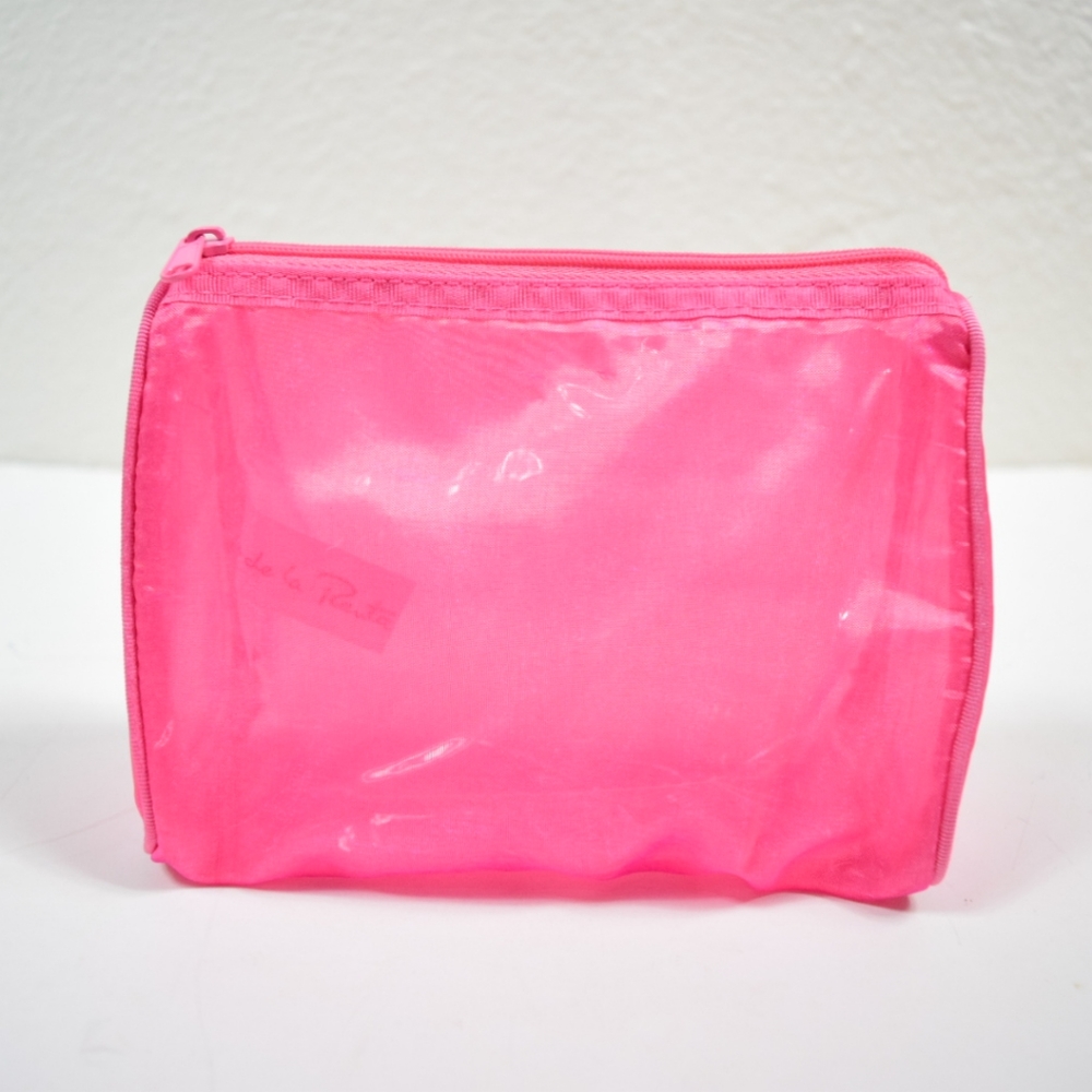 OSCAR de la RENTA || PINK COSMETIC BAG